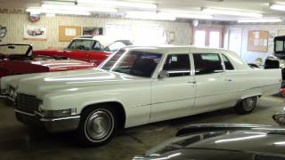 1969 Cadillac Fleetwood Limo 472 V8 Custom Pearl Paint Low Original Miles at Country Classic Cars [upl. by Apeed]