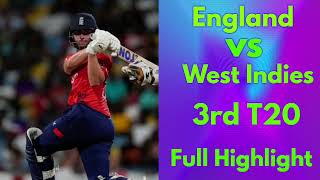 Match Highlights England vs West Indies 3rd T20 Full Highlight Video 2024 [upl. by Fife306]