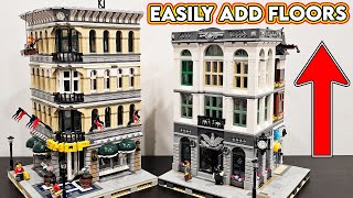 Easily EXPAND your LEGO MODULAR BUILDINGS [upl. by Ahtinak614]