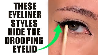 Must Try 8 Eyeliner Styles on HOODED EYES Easy Beginner Friendly Tutorial [upl. by Aihsrop399]