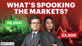 Stock Market Crash LIVE  Why Are Markets Falling I Strategy For Bear Market  Stock Market Live [upl. by Zoarah]