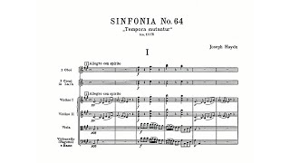 Haydn Symphony No 64 in A major quotTempora mutanturquot with Score [upl. by Squier433]