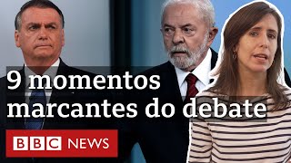 Os momentos mais marcantes do último debate entre Lula e Bolsonaro [upl. by Nyletac722]