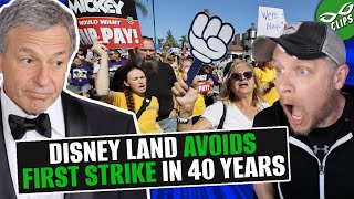 Disneyland Workers Reach A Tentative Agreement Avoiding A Disney Strike [upl. by Cohbath]