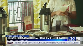 Belhaven community celebrates National Coffee Day [upl. by Jaquenette]