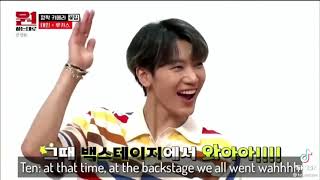 Idols reacting to Love Shot Kai performance at SBS [upl. by Fatsug]