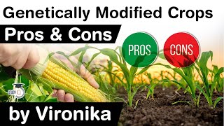 Genetically Modified Crop explained  What are the PROS amp CONS of GM Crop UPSC IAS [upl. by Rebeca452]