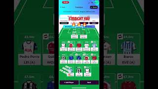 FPL Best Team Possible  Gameweek 1 Fantasy Premier League fpl fantasypremierleague [upl. by Nahgam]