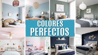 🎨10 COLORES para PINTAR una HABITACIÓN perfectos [upl. by Naillig]