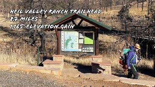 HEIL VALLEY RANCH HIKE including Wapiti Trail and Ponderosa Loop [upl. by Fortuna]