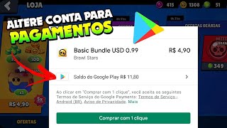 COMO MUDAR CONTA DE PAGAMENTOS PLAY STORE [upl. by Einafit557]