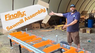 Norwood LM30 Sawmill Assembly Part 1 [upl. by Rior336]