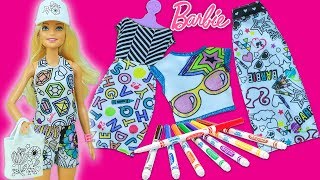 Barbie Kıyafet Boyama  Barbie Outfit Coloring  EvcilikTV [upl. by Yllac]