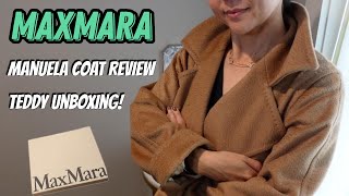 My MaxMara Collection  Manuela Icon Coat Review amp Styling  Teddy Unboxing  Watch Before You Shop [upl. by Ientirb]