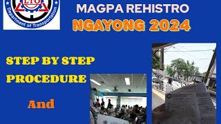 LTO MOTORCYCLE REGISTRATION UPDATE 2024 PAANO MAGPA REHISTRO NA MAPAPABILIS AT MAKAKATIPID [upl. by Kegan]