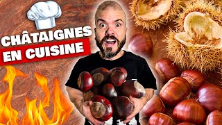 Des châtaignes en cuisine 🧑‍🍳🍽️ [upl. by Cha]