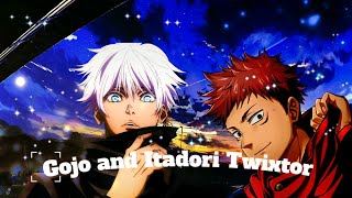 Gojo and Itadori Twixtor clips for editing jujutsu kaisen [upl. by Everara]