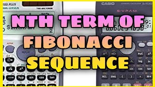 Finding nth term of the Fibonacci Sequence using simplified formula  TAGALOGENGLISH [upl. by Sivie]