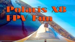 Polaris X8 Amphibious RCPlane FPV Fun [upl. by Fredia352]