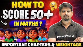 How to Score 50 in KCET Maths  Important Chapters And Weightage  KCET 2024 [upl. by Yobybab]