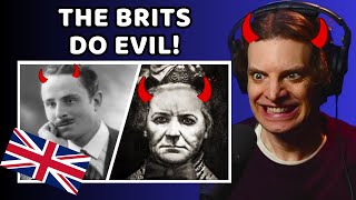 American Reacts to Top 10 Most Evil Brits [upl. by Billat]