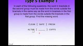 11 Plus Exams Verbal Reasoning Type 5 [upl. by Enoch]