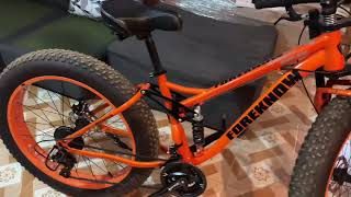 Foreknow Fat Tire Mountain Bike [upl. by Babette]