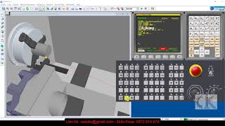 CNC  Hướng dẫn chu trình vạt mặt đầu G94 [upl. by Reeva]