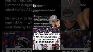 FALCONS FAN REACTS TO FALCONS TRADING FOR MATTHEW JUDON amp SIGNING JUSTIN SIMMONS [upl. by Carpenter]