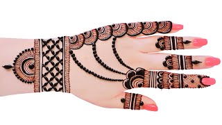 Stylish mehndi design front hand mehndi design easy amp simple  mehandi ka design  mehndi designs [upl. by Ahsan]