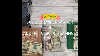 350 SUBSCRIBER WINNER I ADDING TO 10000 SAVINGS I RANDOMIZ money MoetsMoney KaySoBlessed1 [upl. by Schafer8]