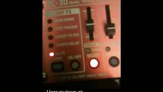 Boss RC30 Loop Station  Effects  FX [upl. by Glinys]