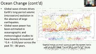 A MultiDecadal Analysis of the Global Microseism and Ocean Wave Climate [upl. by Pavior]