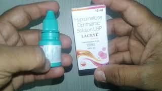 LACRYL Soothe Lubricating Eye Drops review in Hindi [upl. by Anwad]