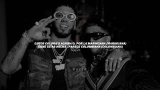 Anuel AA Ft Bryant Myers  Ojitos Chiquititos Lyrics [upl. by Theola610]