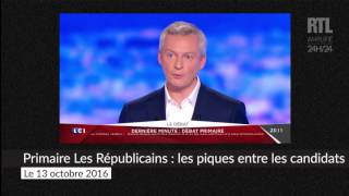 Primaire de la droite  les piques entre les candidats Les républicains  RTL  RTL [upl. by Chemosh]