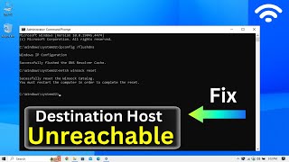 How to Solve a Destination Host Unreachable Error  Fix Internet Issues  100 Working [upl. by Emearg696]