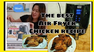 Black amp Decker Air Fryer Chicken Recipe  Loismav Dubai Vlogs [upl. by Lleder128]