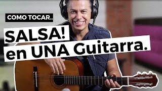 Como Tocar SALSA en la GUITARRA  salsacústica  Revelo Un SECRETO 🙌 [upl. by Yetty]