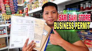 PAANO KUMUHA NG BUSINESS PERMIT NG SARI SARI STORE STEP BY STEP [upl. by Mccready]