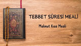 TEBBET SURESİ MEALİ [upl. by Avot]