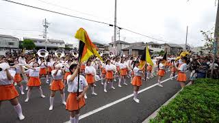 京都橘高校吹奏楽部アンコール「常滑市制70周年記念パレード 」Kyoto Tachibana [upl. by Aisat]