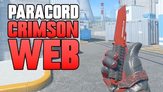 ★ CS2 Paracord Knife Crimson Web FACTORY NEW  CS2 Knife Gameplay [upl. by Kelby909]