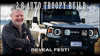 🚙 28 Troopy Build Will Blow Your Mind I reveal the wrap bullbar amp int 4xoverland [upl. by Elvis]