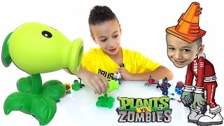 PАСТЕНИЯ ПРОТИВ ЗОМБИ  Игра Plants vs zombies Растения против Зомби Игрушки [upl. by Eidassac991]