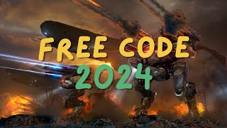 WAR ROBOTS FIRST 2024 FREE GIFT CODE  How To Claim Gift Codes In War Robots 2024 [upl. by Enelyar]