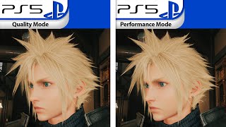 Final Fantasy VII Rebirth  PS5 Graphics Modes Comparison amp Framerate Test DEMO [upl. by Gardell]