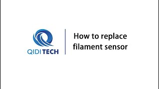 How to replace filament sensor [upl. by Hedvig275]