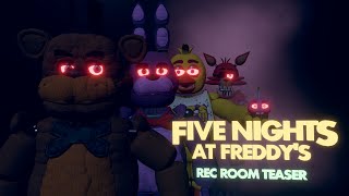 Five Nights At Freddys 2023 Trailer Recreated in Rec Room VR [upl. by Maude694]