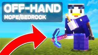 Minecraft BedrockMCPE Unlock Javas OffHand Feature with this Incredible Addon [upl. by Salangi]